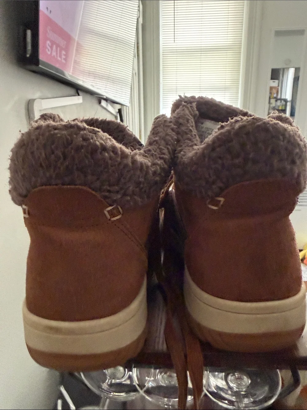 Men's Brown Waterproof Lace-Up Winter Boots